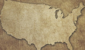 rustic map of the united states